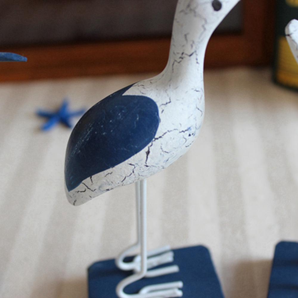 Nautical 3pcs/set Desktop Craft Model Office Seagull Home Desk Decor Ornaments Figurines Miniatures