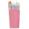 15pcs/lote Pincéis de Pintura para Bolo de Fondant Pincéis de Confeitaria para Glacê Ferramentas de Decoração de Bolo Acessórios de Confeitaria Caneta de Escultura para Bolo de Fondant