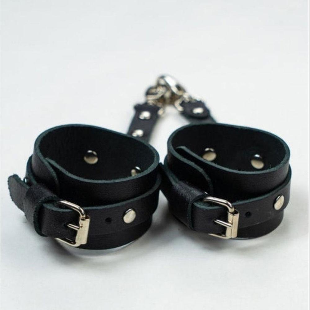 Women Sexy Thigh Garter Leather Lingerie Leg Straps Bdsm Bondage Women handcuffs Goth Fetish Clothing Festival rave Outfit