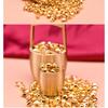 1 pcs Simulated mini solid gold ingot, wealth attraction, home opening decorations, gold decoration, gold gilding Guochao decoration