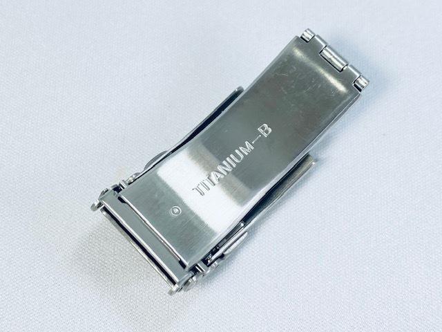 SEIKO Prospex Landmaster Buckle 18mm Titanium and Via D1H3DG-BK00 (SBDW005/ 5M65-0A20 Others) (Ships Nekoposu)