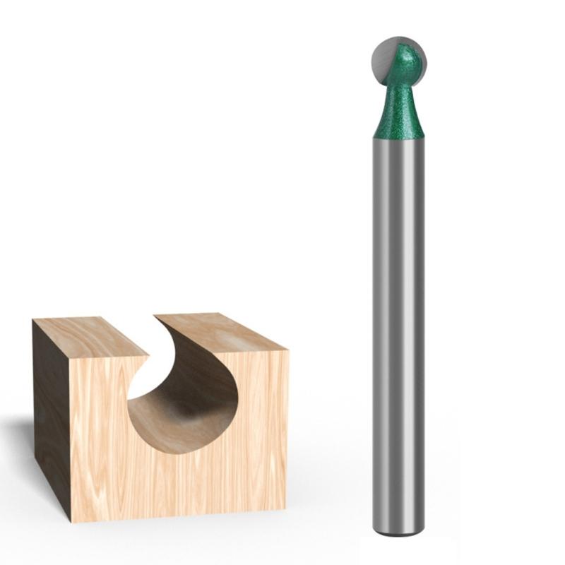 

Extended Shank Carving Cutter Round Nose Router Bit Ideal for Detailed Engraving in Hard to Reach Areas