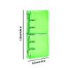 Lightweight Transparent PVC Binder Notebook with Elastic Band M2.5 Loose-leaf Journal DIY Sticker Organizer Stationery Lovers