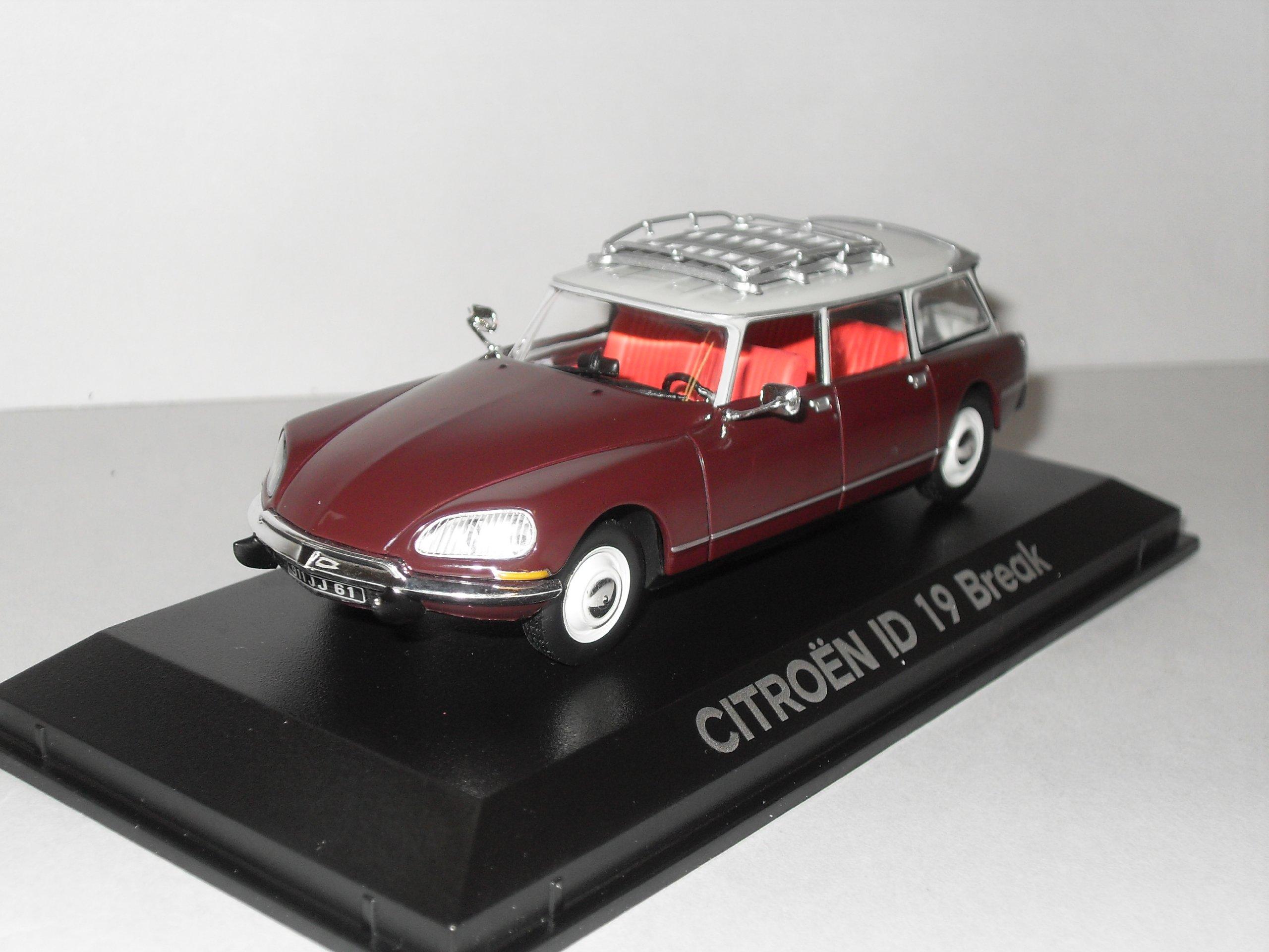 

Norev scale ID 19 Break 1968 Dark Red Finished Model 1/43 Citroën