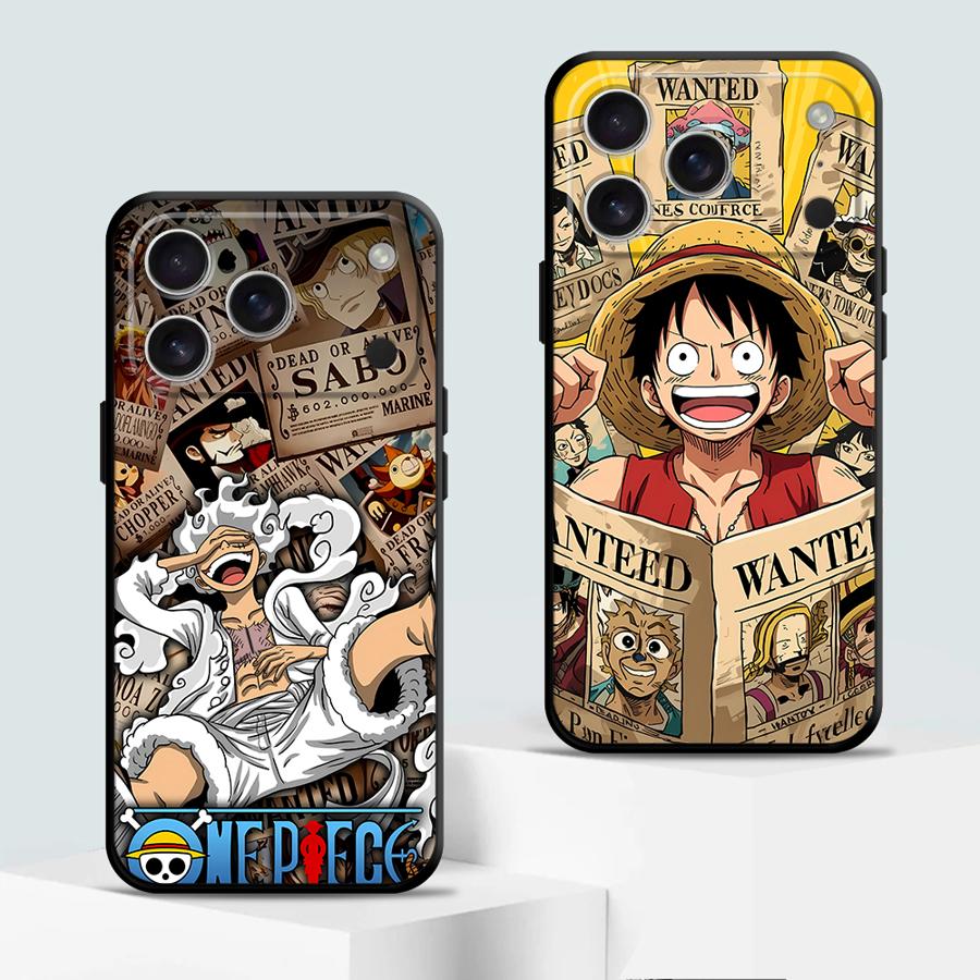 Anime OneS P-ieceS Pouzdro na telefon pro iPhone 17 Pro Max 7 8 12 11 SE 16 XS XR 14 15 Plus Air 13 Mini
