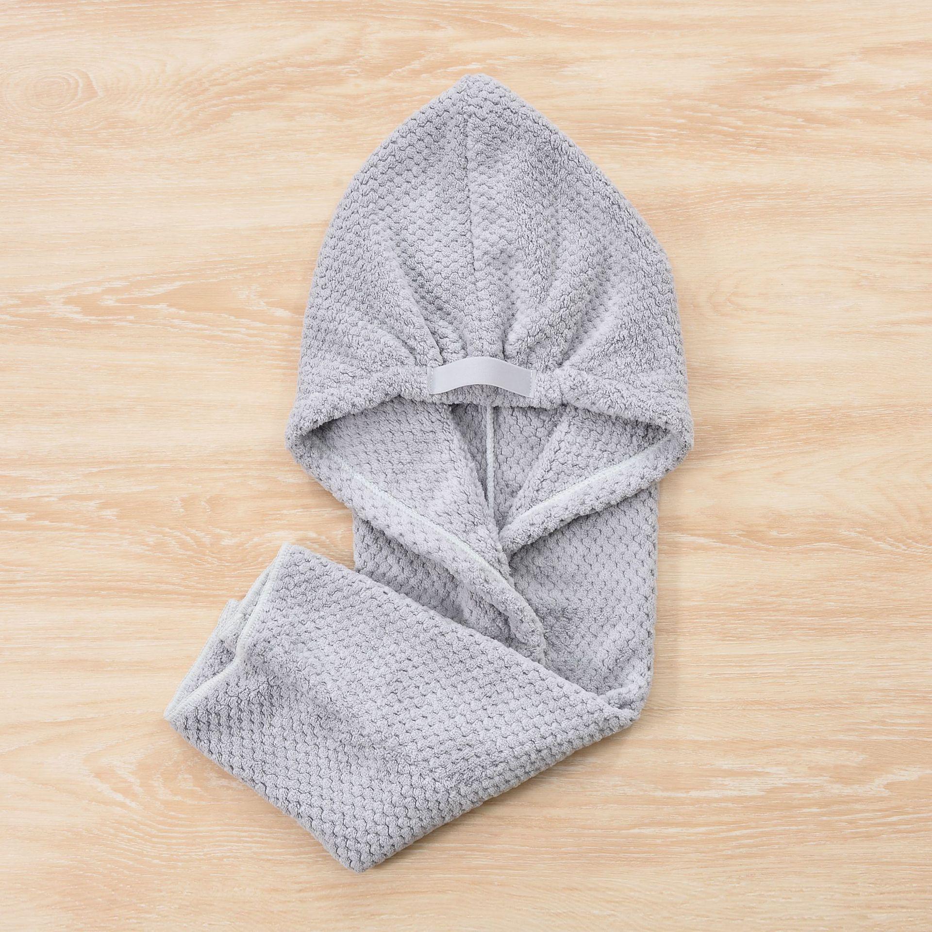 

Pineapple Pattern Wide Tail Dry Hair Cap - Absorbent & Quick-Drying Women s Head Wrap, Thickened No-Shed Shower Cap & Towel 27x74CM 280GSM