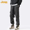 JEEP Men's Cotton American Style Cargo Jogger Pants