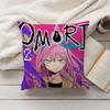 Cartoon Game Omori Pillow Case Home Decoration Cushion Cover Suitable For Bedroom Car Office Sofa