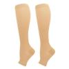 Unisex Elastic Compression Knee-High Socks for Outdoor Cycling, Running, and Fitness