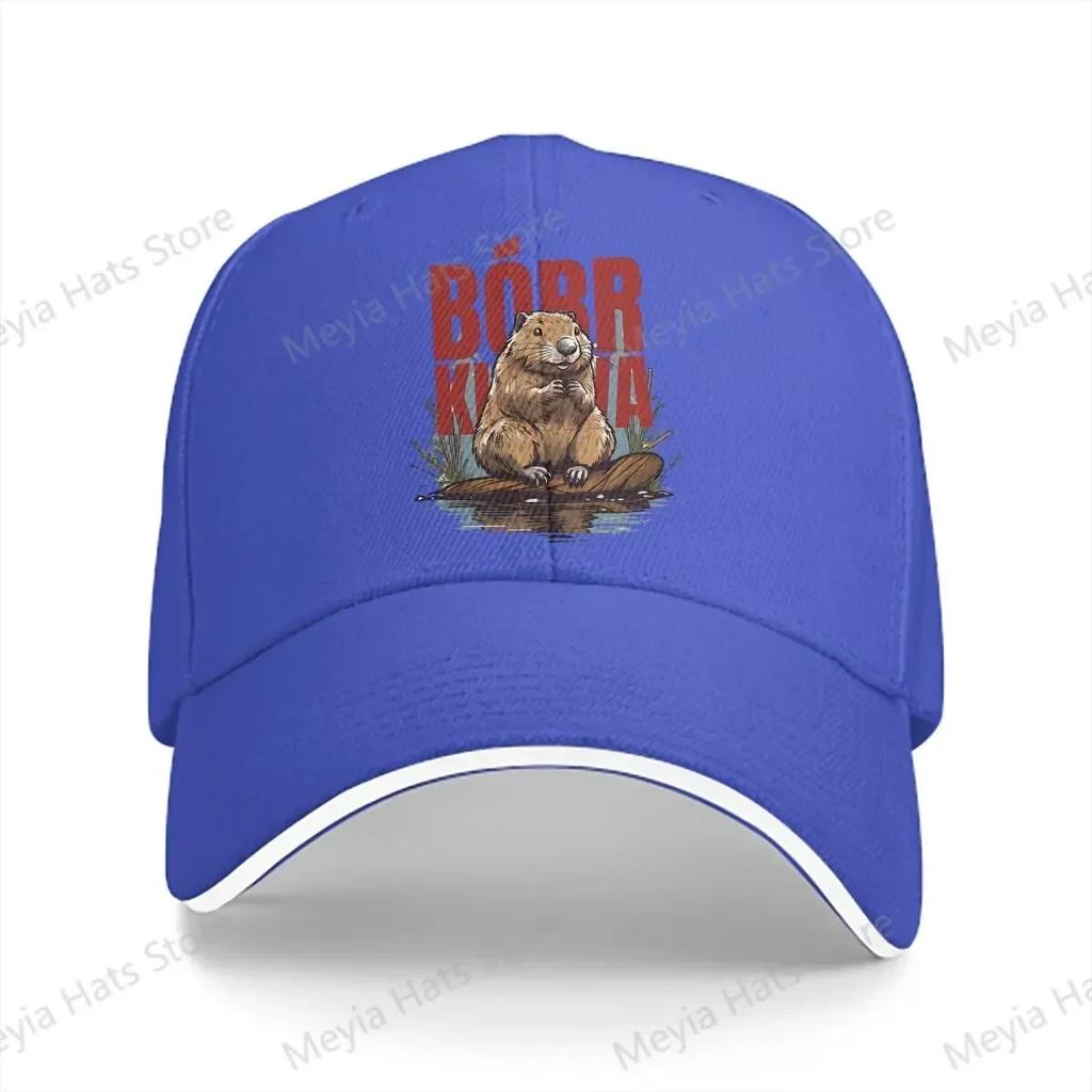 Boberek Bobr Kurwa Game Windproof Cap Sun Visor Hip Hop Caps Cowboy Hat Peaked Hats