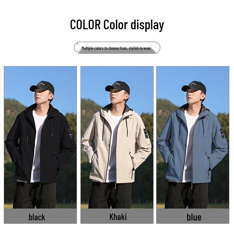 JEANSWEST Men's Casual Hooded Jacket