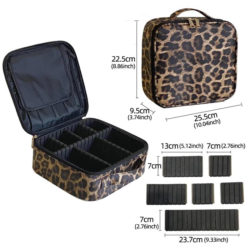 New PU Leather Cosmetic Bag Multi-Functional Portable Travel Storage Makeup Case For Women