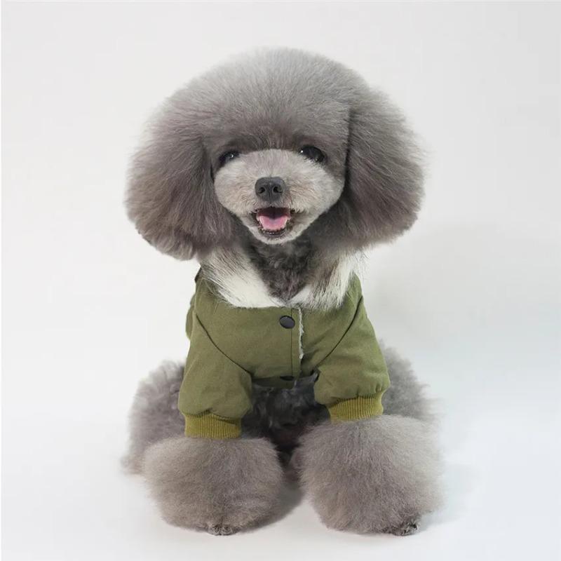 Warm Pet Dog Clothes Thicken Winter Coat Puppy Cat England Grid Jackets Overalls For Dogs Vest Chihuahua Clothing Pets Products