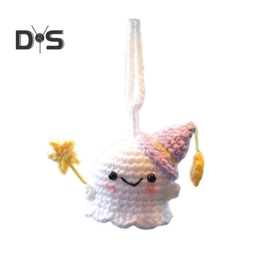 

Мини-подвеска в виде привидения, подвесное украшение для салона автомобиля с шнурком, легкое вешание, подвесные аксессуары для зеркала заднего вида, декор для автомобиля, брелок фиолетовый