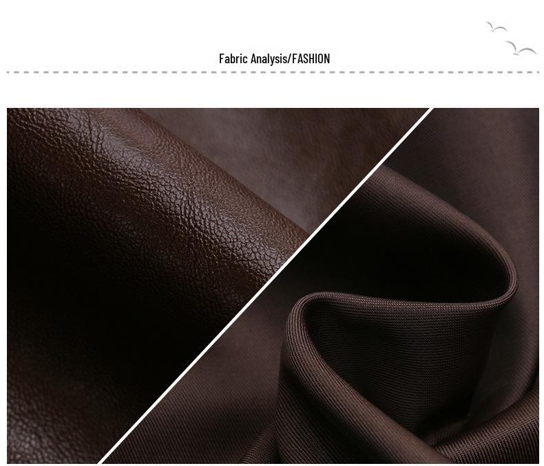 Jaqueta de Pele de Ovelha Inteligente Slimming com Gola Alta - Moda Outono/Inverno 2025 Roupa Exterior de Couro