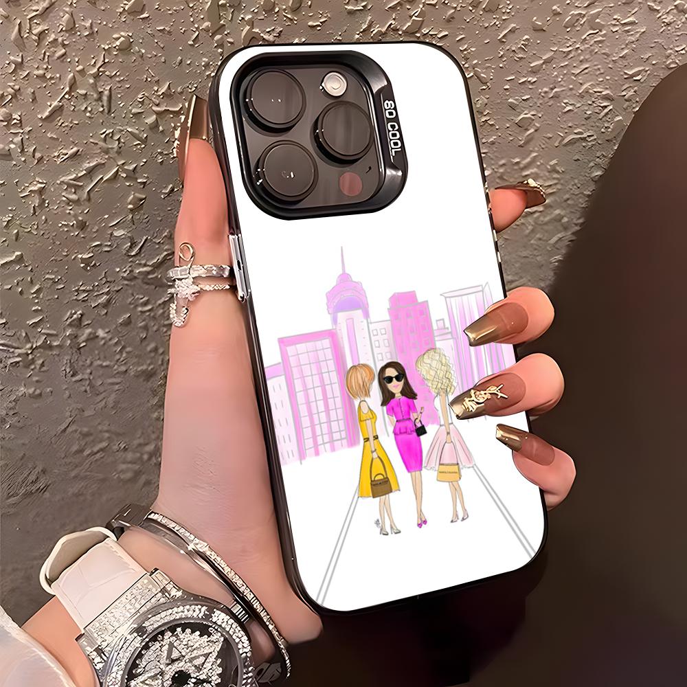 S-Sex And The City TV Phone Case For IPhone17 Air 16 15 14 Plus 13 12 11 Pro XS Max Silver Black Bumper Case