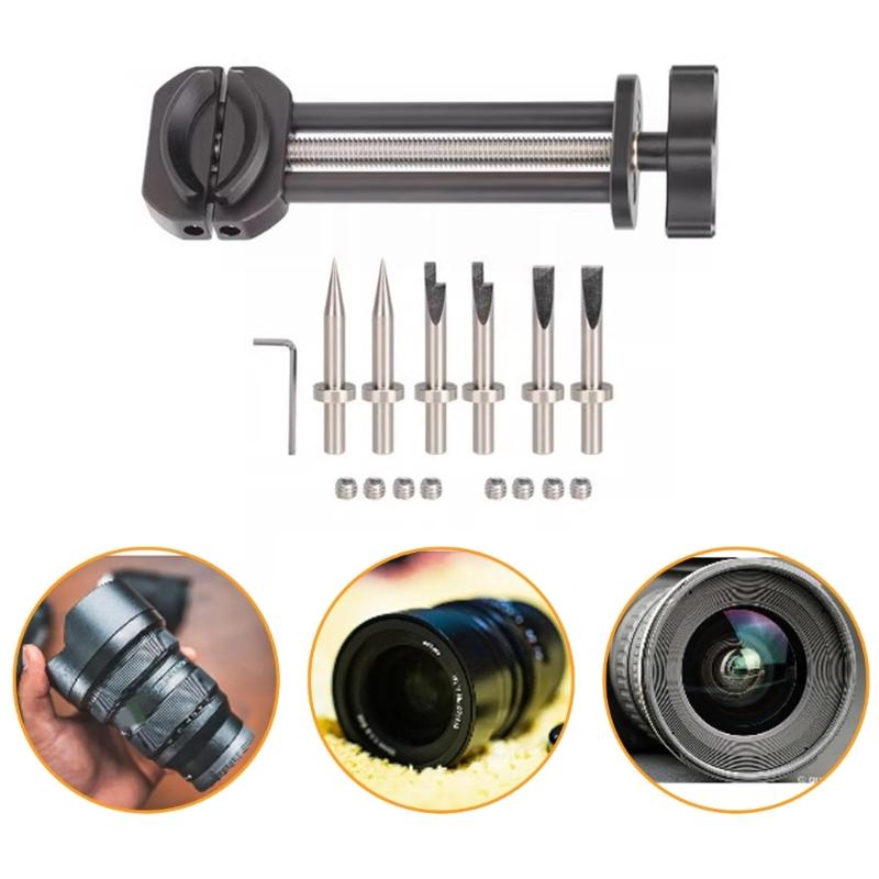MultiFunction Lens Repair Tool Camera Lens Vise Tool Camera Lens Filter Maintenance Tool Quality ABS&Metal Constructions