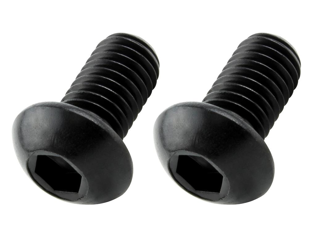 POSH FAITH Motorcycle Supplies Button Cap Bolt Stainless Steel Black