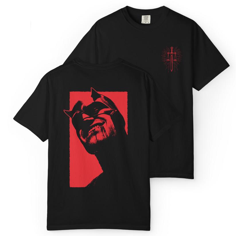 FEARLESS Double Sided Tee Graphic Streetwear Vintage Print T-Shirt S