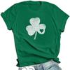 St Patricks Day Shirt Women Magically Delicious Shenanigans Shamrock Pattys Irish Saint Patricks Day Outfits Y2k Tops T Shirt