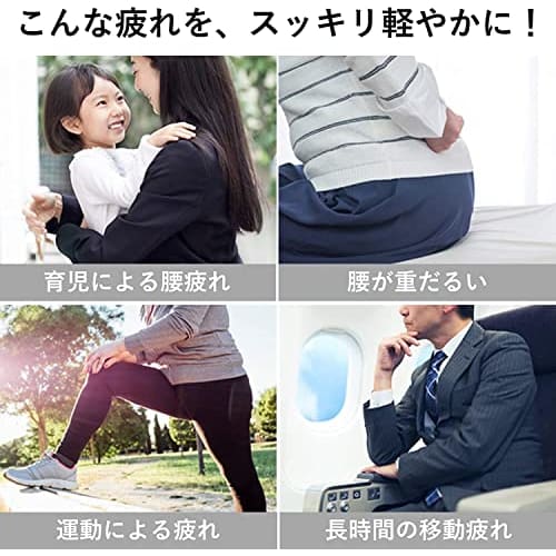 Panasonic Air Massager Pelvic Buttocks Reflex 4 Course Tightening Cordless Black EW-RA79-K