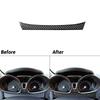 Carbon Fiber Inner Below Speedometer Strip Cover Trim For Ford Fiesta 2011-2015