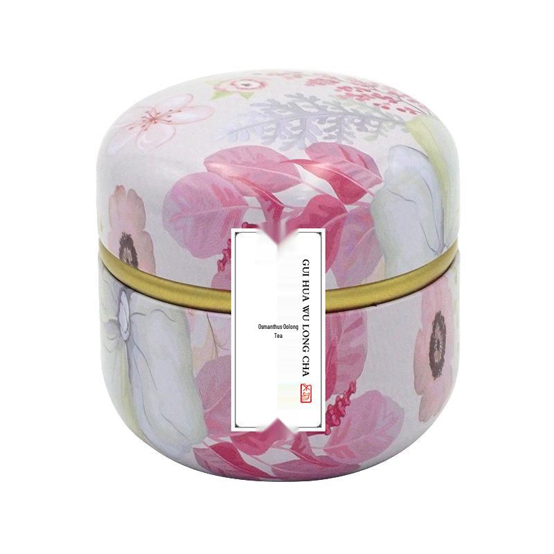 Goddess Festival Gift Box: Peach Osmanthus Oolong & Rose Black Tea in Small Iron Cans