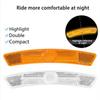 2-4Pcs Bike Spoke Reflector Mountain Bike Fish-shaped Steel Rim Spoke Reflectors Bicycle Wheel Rim Reflective Light Cycling Part