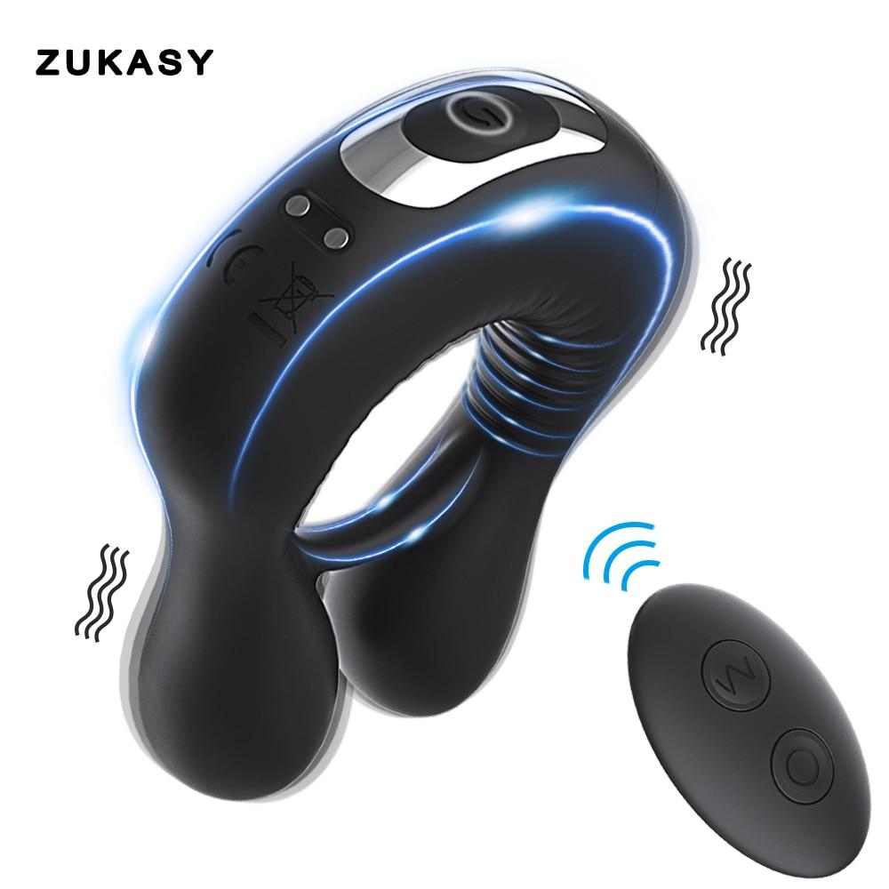 Vibrator Cockring Penisring Delay Ejaculation Penis Cock Ring for Man Sex Toys for Men Erotic Toys in Couple Vibrating Rings