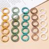 Natural Crystal Minimalist Ring Elegant Jewelry Personality Crystal Stone Band Rings  Women