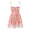 2026 Chic Lace Patchwork Backless Mini Dress - Sweet & Sexy Slim Fit Camisole