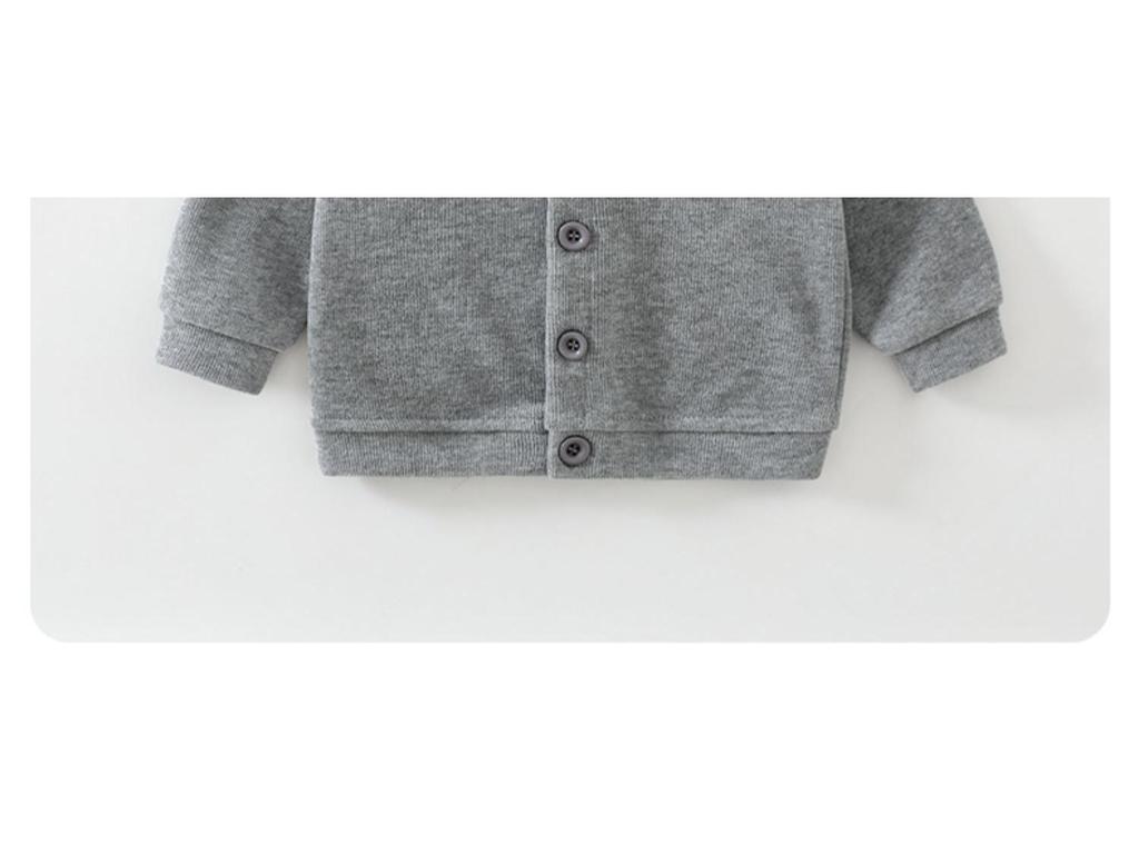 Jingqi Baby Windproof Cardigan - New Spring/Autumn 2025 Style, Warm Outing Wear for Boys and Girls