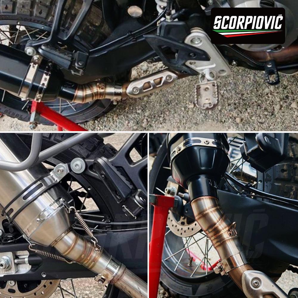 Stainless Steel Mid-Pipe & Tailpipe Muffler for Chunfeng 450SR - Easy Installation