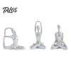 Conjunto de Esculturas Abstratas de Figura de Yoga Talos 3 Peças, Dançarina Oca com Acabamento Brilhante Dourado Prata Fosco Preto Nude, Decoração Moderna para Mesa de Escritório Quarto Sala