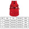 Dog Coat With Harness Waterproof Jackets With Harness And D Rings Zipper Dog Jacket Puppy Coat Small Dog Clothes Dog Coat With