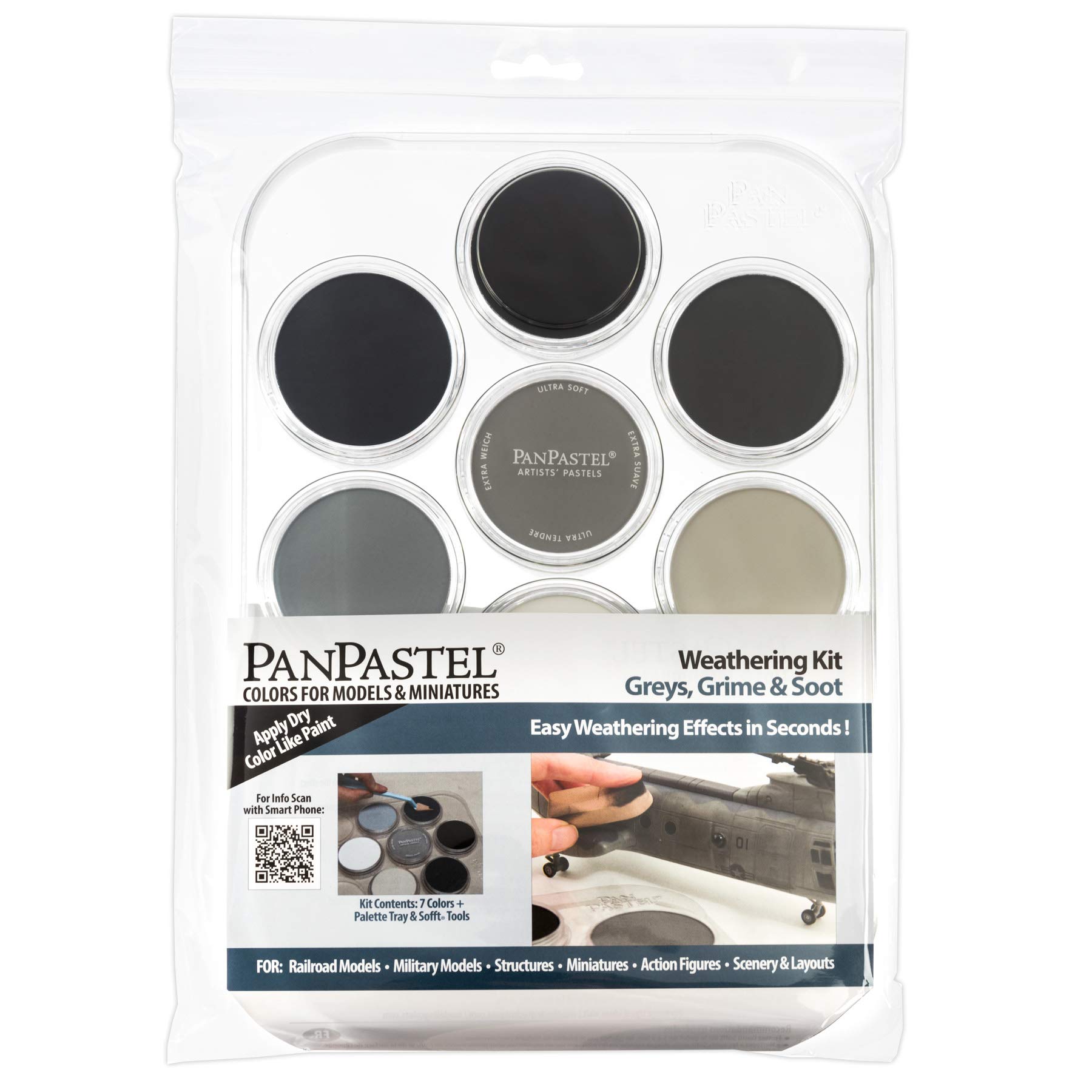 

PanPastel Modeling Series Weathering Kit Gray 30702