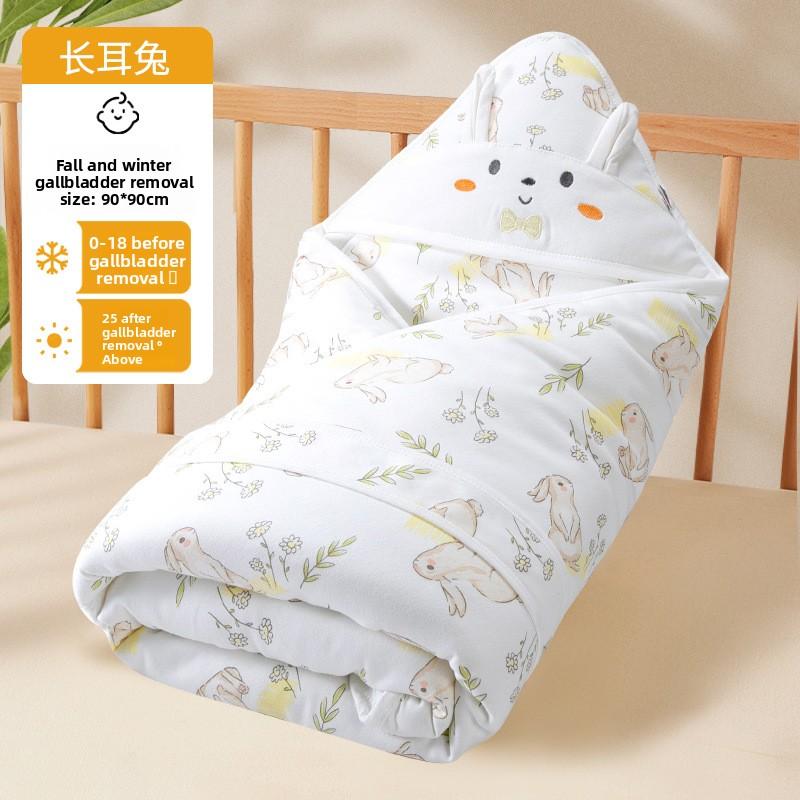 Baby Quilt Spring and Summer Thin Cotton Quilt Newborn Baby Bag Single Swaddle Blanket