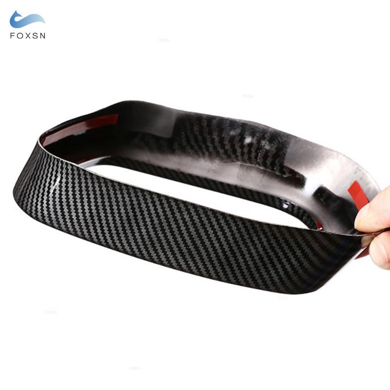 For BMW 5 6 Series GT G30 G38 G32 2018 -  Stainless Steel 2pcs Car Tail Muffler Exhaust Pipe Output Cover Protective Trim