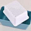 Plastic Snack Box Creative Washing Basket Hollow Design Melon Seed Box  Office