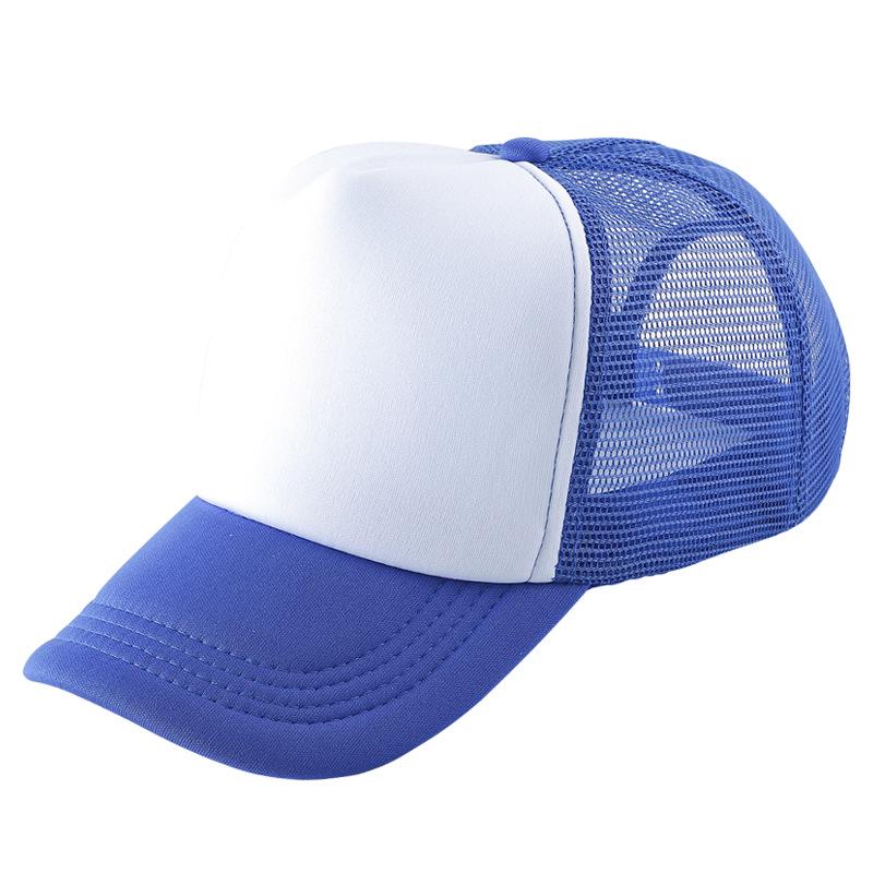 Men's Spring/Summer Mesh Duckbill Baseball Cap with Logo Embroidery