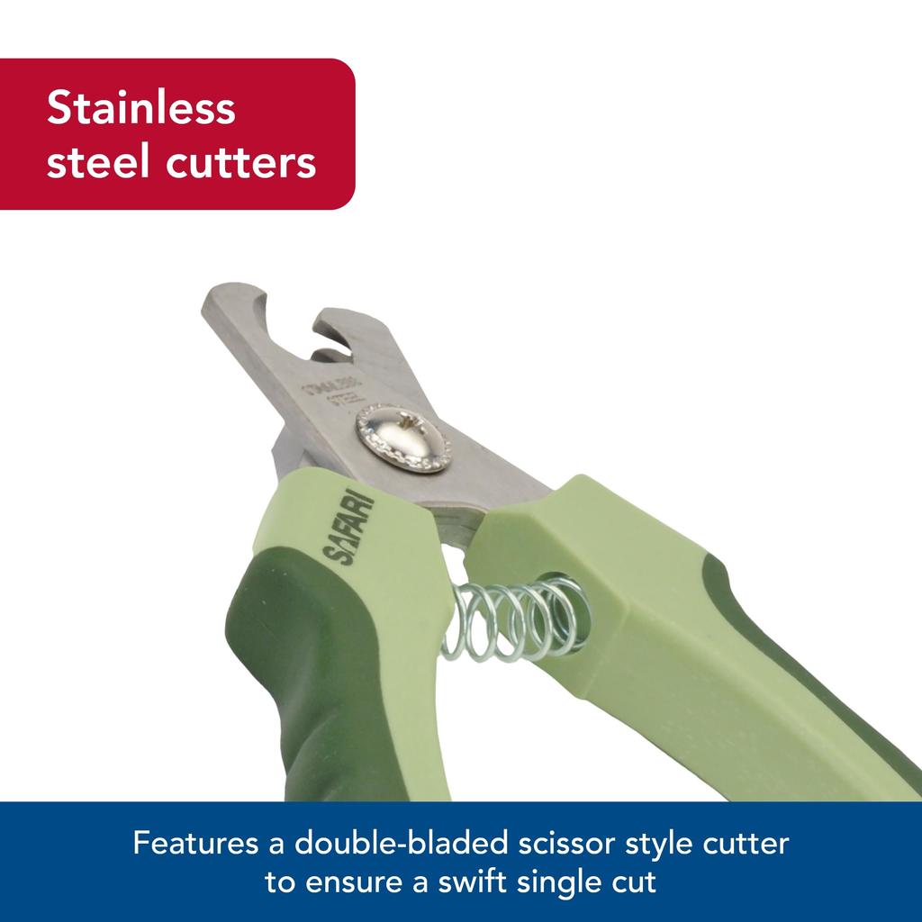 Safari Professional Stainless Steel Nail Trimmer for Dogs (Small/Medium Size)