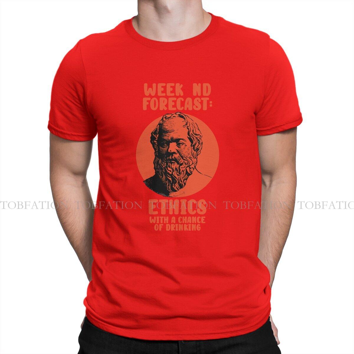 ZX Metaphysica Socrates Philosophy Ethics Cotton T Shirt Harajuku Fashion Mens Tshirt ONeck Streetwear S