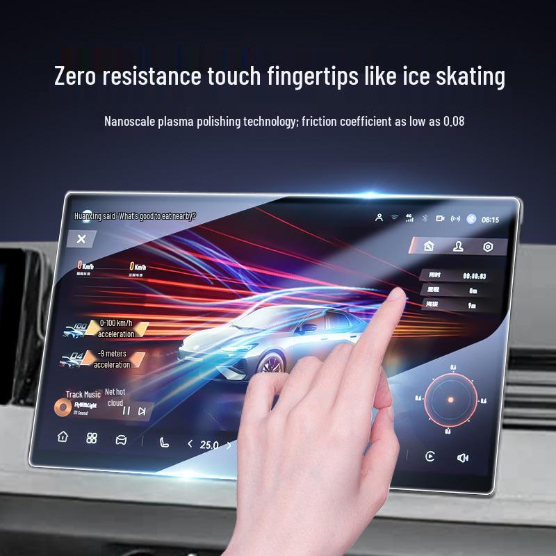 Tempered Glass Screen Protector for 25 Changan UNIZ Models - Central Control Navigation Film Interior Accessory 2025