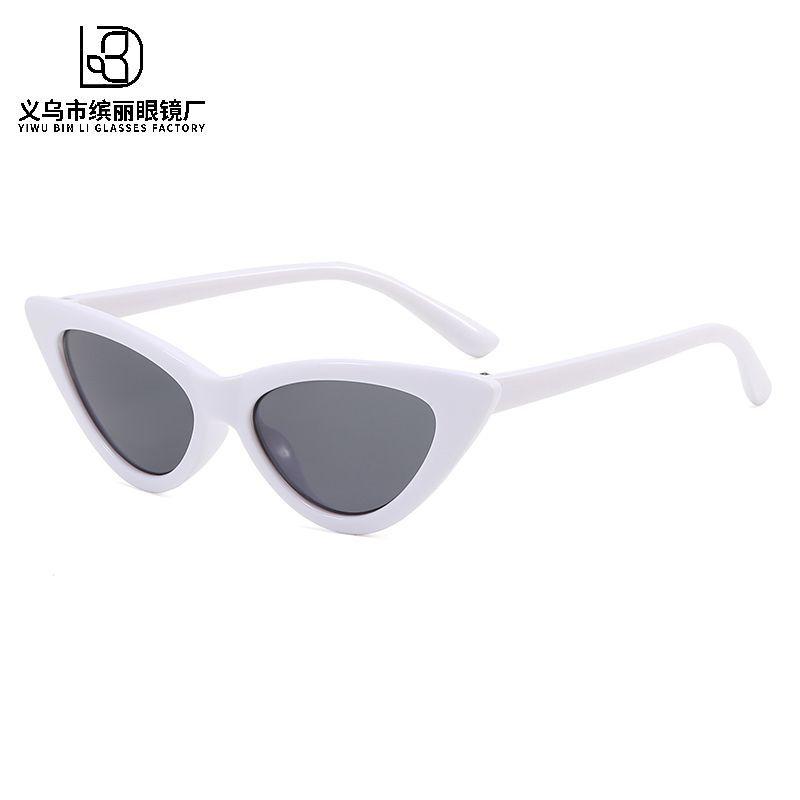 Triangulära Kattöga Barnsolglasögon Mode Pojkar Och Flickor Solglasögon Konkava Uv-skyddsglasögon