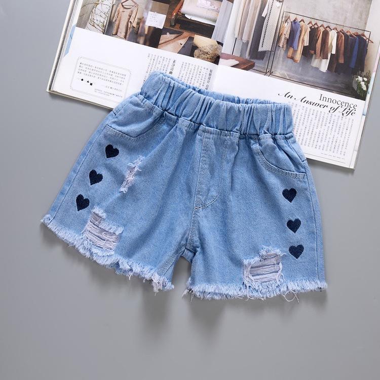 Neue Mädchen Jeansrockhosen Sommer Ausländische Shorts Kinder Faltenhosen Mode Koreanische Version von Kinderkleidung