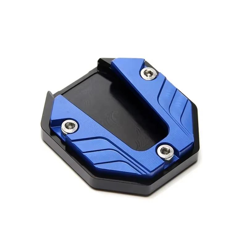 Aluminum Alloy Motorcycle Bike Kickstand Extender Anti-skid Foot Side Stand Extension Foot Pad Support for Motorcycle Dirt Bike