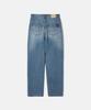 DTHIRTYONE Wide Straight Denim Pants (Mid Blue)