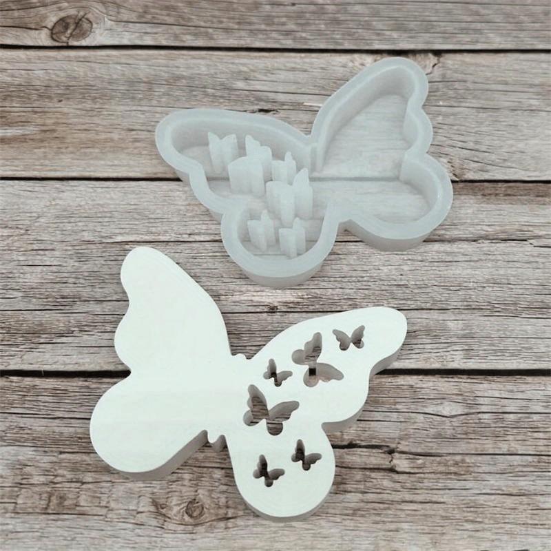 Butterfly Silicone Mold for Craft Making, 3D Decoration DIY Clay Mold - Durable, Flexible Material