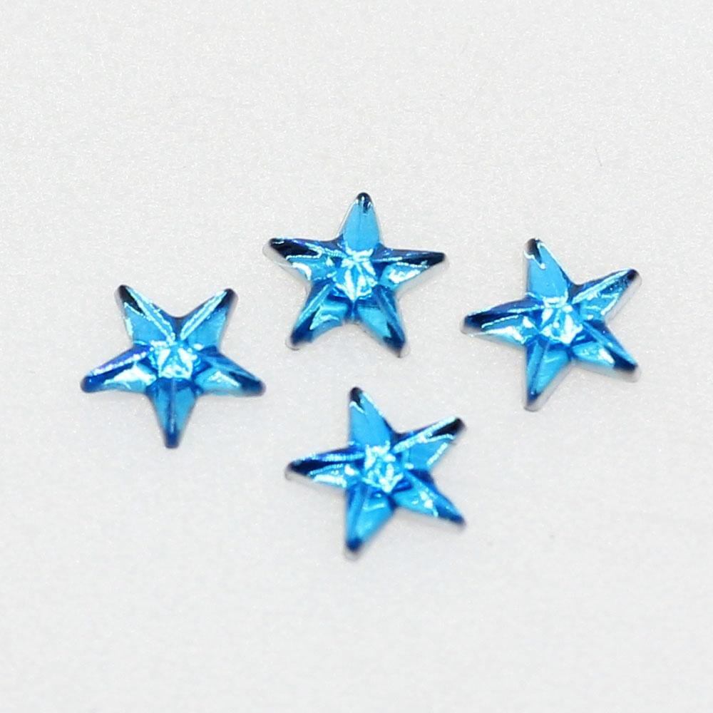 5mm Acrylic Stars Rhinestones Decoration Crafts Cabochon Scrapbooking Embellishments Flatback Nail Art Garment Beads DIY