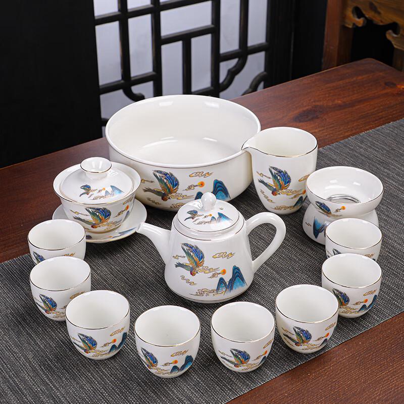 Lilang Dehua White Porcelain Tea Set